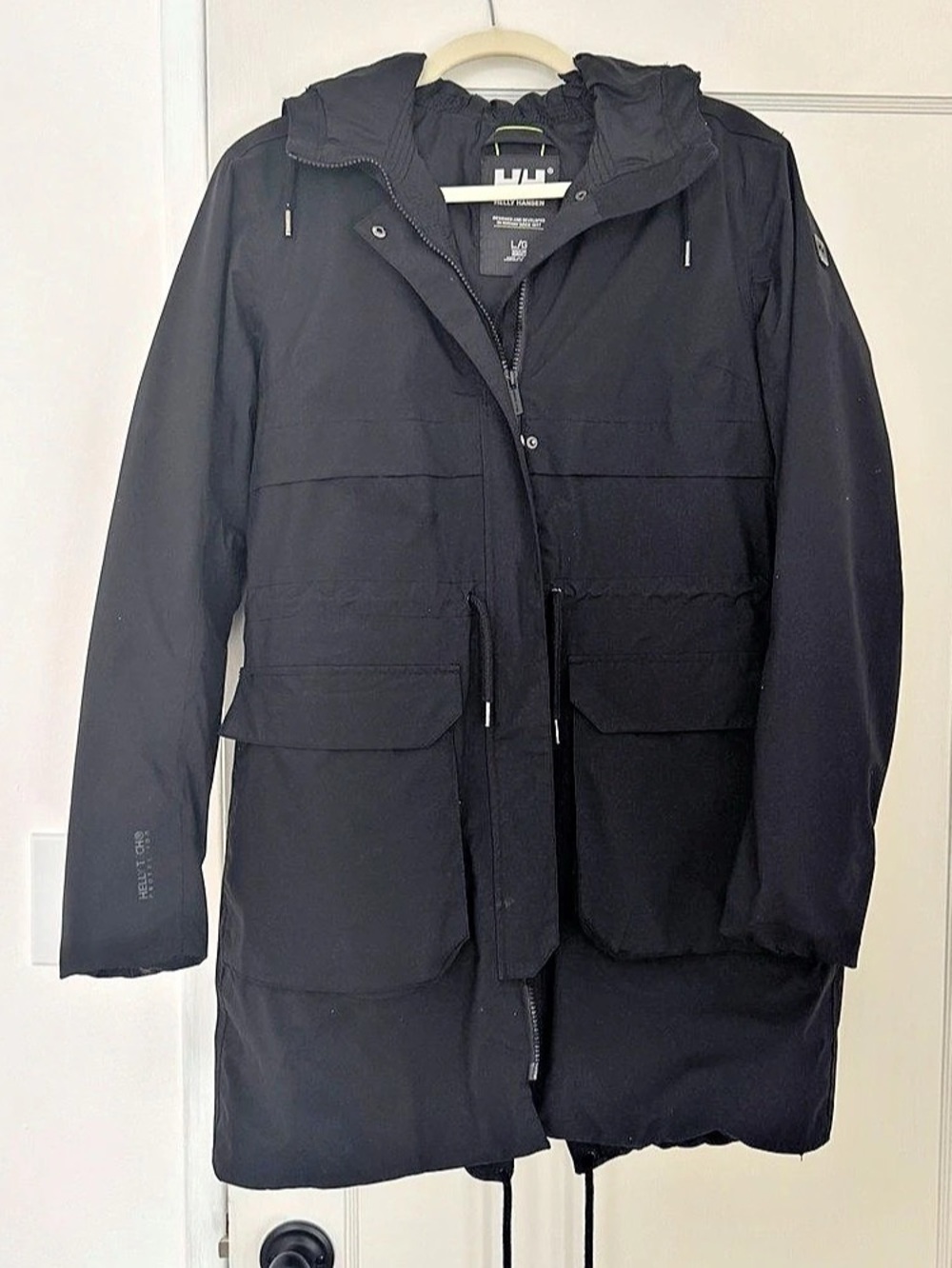 Helly Hansen Women's Black Hooded Performance Jacket Size Large